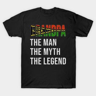 Grand Father Vanuatuan Grandpa The Man The Myth The Legend - Gift for Vanuatuan Dad With Roots From  Vanuatu T-Shirt